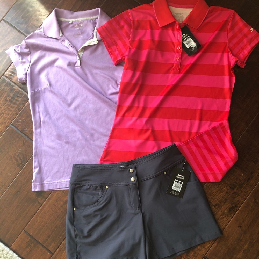 NWT Golf Outfit Size XS shirt, Size 0 Shorts